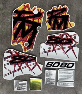 Suzuki 1993 RM80 Reproduction Decal Set / Sticker Kit / Graphics Kit - Picture 1 of 10