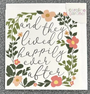 Caroline Gardner - Wedding Card - And They Lived Happily Ever After - IWO009