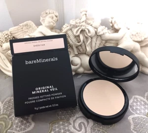 BAREMINERALS ORIGINAL MINERALSCHLEIER GEPRESSTES FESTIGENDES PULVER - SCHIER HELL - 0,3 OZ. - Bild 1 von 1