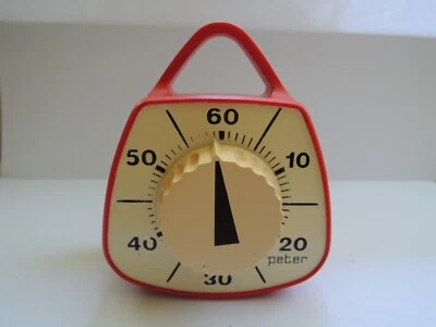 Peter Original Küchen Uhr  Time Kurzzeitmesser Eieruhr Vintage Sammlerstück - Bild 1 von 4