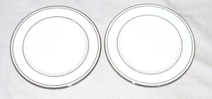 Lenox Federal Platinum Due Piatti per Pane 6,1/4 pollici - Mai Usati - Foto 1 di 2