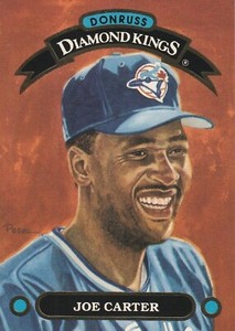 1992 Donruss Diamond Kings #DK3 Joe Carter Toronto Blue Jays