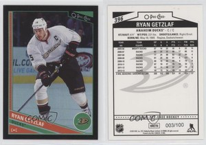 2013-14 O-Pee-Chee Black Rainbow Foil /100 Ryan Getzlaf #396