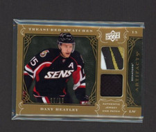 2009-10 Artifacts Treasured Swatches Jersey-Patch #TSDH Dany Heatley 35/35