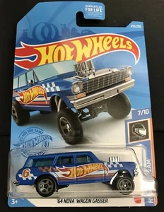 2021 Hot Wheels 232/250 '64 Nova Wagon Gasser 7/10 HW RACE TEAM ~ Box Ships FREE - Picture 1 of 9