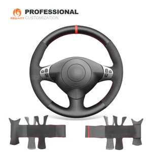 Funda de volante de gamuza auténtica MEWANT para Alfa Romeo 147 156 Crosswagon - Imagen 1 de 10