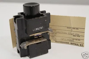 Nuevo elemento de contacto NOS Navy Westinghouse HDN Pushbutton Station 1186281 904J158 - Imagen 1 de 6