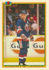 1990-91 Bowman Tiffany #123 PAT LaFONTAINE - New York Islanders