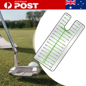 Golf Putting Mirror Portable Golf Training Aid Swing Trainer Alignment Mirror AU - Picture 1 of 8