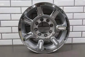 03-07 Hummer H2 Single (1) Aluminum 17x8.5 OEM Silver Wheel W/O Center Cap - Picture 1 of 19