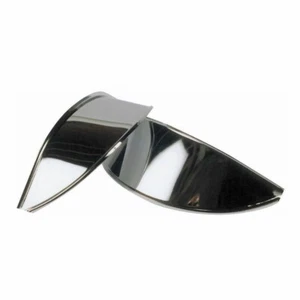 Mg Midget Classic Car Polished Stainless Steel 7 Lamp Head Light Peak Shade - Picture 1 of 1