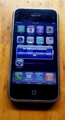 Apple iPhone 1ª Generación - 8 GB - Negro (Desbloqueado) A1203 (GSM) Foto 1 de 4