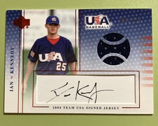 Ian Kennedy 2004 USA Baseball National Team Jersey Auto 135/275.