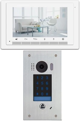 1Familien Sprechanlage 1 Familien Videotürsprechanlage Hausklingel 170° Kamera - Bild 1 von 4