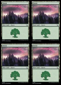 MTG - 4x FOREST - March of the Machine (C) - Picture 1 of 1