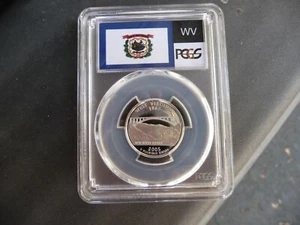 2005 s silver proof West Virginia statehood quarter PCGS PR 70 DCAM - Picture 1 of 2