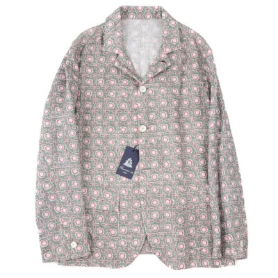 Finamore Napoli Casual Relaxed-Fit Unstructured Linen Blazer S 38 (Eu 48) NWT - Image 1 of 4