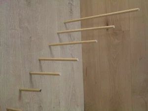 5er Set Sitzstangen für Vögel und Nager aus Buche Länge 10 - 50 cm, Stärke 12 mm - Bild 1 von 8
