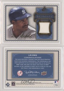 2009 SP Legendary Cuts Memorabilia Blue /100 Dave Winfield #LM-DW2 HOF