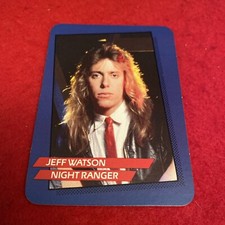 1985 AGI Rock Star Concert Cards Jeff Watson #36