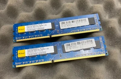8GB Kit (2 x 4GB) Elixir M2F4GH64CB8HB6N-DI PC3-12800U DDR3 Computer Memory RAM - Image 1 of 3
