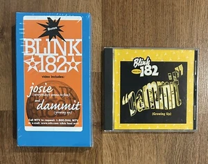 blink 182 - DAMMIT Promo CD single & VHS (sealed) Josie rare - Picture 1 of 2