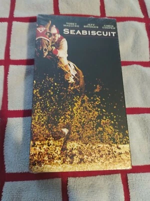 Seabiscuit (VHS 2003) Tobey Maguire, Jeff Bridges, Elizabeth Banks, History NEW - Image 1 of 2