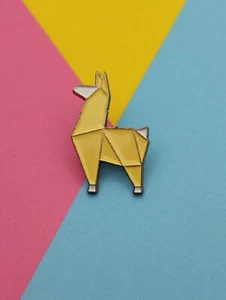 Pin/Anstecker - Origami Tier, Alpaka/Lama - Bild 1 von 1
