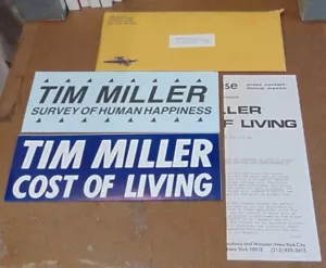 Tim MILLER - "Cost of Living" Poster, Press Release, Questionnaire - Kitchen '83 - Picture 1 of 10