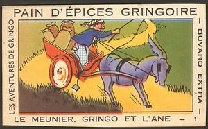 PAIN EPICES GRINGOIRE MEUNIER GRINGO & SON ANE BUVARD BLOTTING PAPER - Imagen 1 de 1