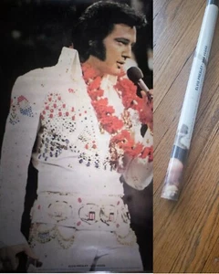NOS ELVIS PRESLEY LAS VEGAS Photo Poster Original 1976 Fotos International Gamma - Picture 1 of 9