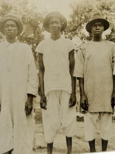 1900s RPPC Four Young Men From Nairobi Construction Workers - Picture 1 of 3