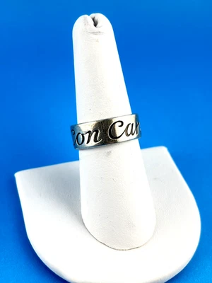 JAMES AVERY STERLING SILVER "CON CORINO" LOVER'S BAND RING--SIZE 7.5 - Image 1 of 3