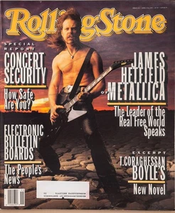 Rolling Stone Magazine Issue 654 April 15 1993 Metallica James Hetfield Metal - Foto 1 di 7