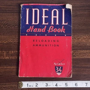 Vintage 1940 Ideal Handbuch #34 Lyman Gun Sight Corp Nachladen Munition Führer Katalog - Bild 1 von 6