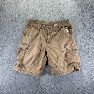 Short Carhartt Cargo homme taille 38 kaki coton ripstop vêtement de travail toile - Photo 1/10
