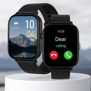 Smart Watch For Men/Women, Waterproof Smartwatch Bluetooth iPhone Samsung - Picture 1 of 14