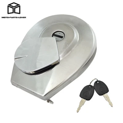 Fuel Gas Cap Tank Lock For Honda CB250 CB650SC CB750 Shadow VT500C VT700C VT800C - Image 1 of 4