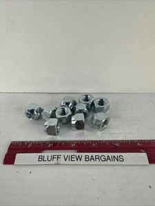 60 Deg. Hex Wheel Nuts GR-5 Lightly Chrome Plated 1/2”-20 New (Pack Of 10) - Picture 1 of 4