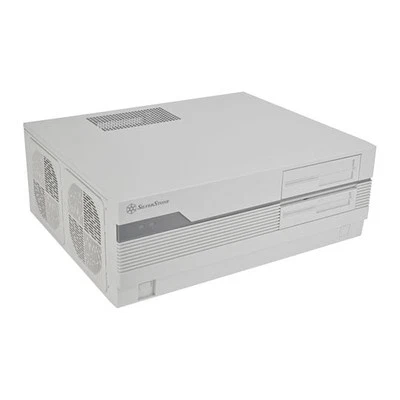 Silverstone FLP01 HTPC Chassis, Silver, USB Type-C, SSI-CEB, ATX, Micro-ATX, Min - Image 1 of 4