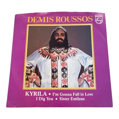 Demis Roussos - Kyrila / I'm Gonna Fall in Love / I Dig You / Sister Emilene 7"  - Imagem 1 de 3