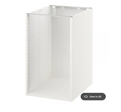 Nuevo marco de gabinete base IKEA SECTION en blanco 18x24x30 " 202.653.96 Foto 1 de 4
