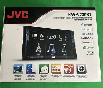 JVC Monitor with DVD receiver for car audio systems Bluetooth & USB Streaming - Image 1 of 4