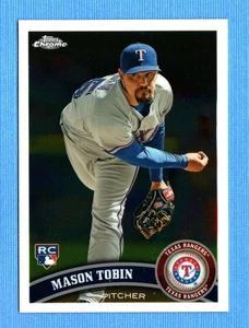2011 Topps Chrome #194 Mason Tobin Texas Rangers - Picture 1 of 1