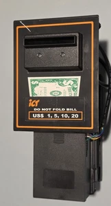 Dollar Bill Acceptor Vending 12v OR 117V 2025 $1/$5/$10/$20 with harness - Picture 1 of 9
