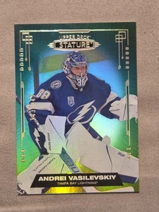 Andrei Vasilevskiy 2021-22 Upper Deck Stature Green /149 - Bild 1 von 3