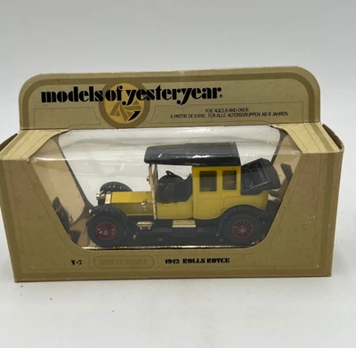 Matchbox Models of Yesteryear Y-7 1912 Rolls Royce Lesney Diecast Car Vintage - Image 1 of 4