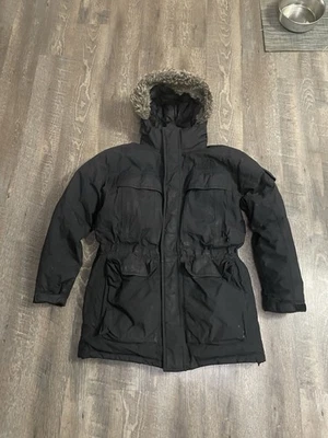 Chaqueta North Face Para Hombre Mediana Negra McMurdo III Parka HyVent Borde de Piel Plumón de Ganso Foto 1 de 4