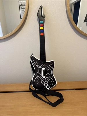 PS2 Red Octane Guitar Hero Wireless Guitar White w/ Strap 95025 *No Dongle* - Image 1 of 4