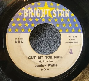 Junior Wells - Cut My Toe Nail - OG 1966 Single - Soul 45 - Picture 1 of 2